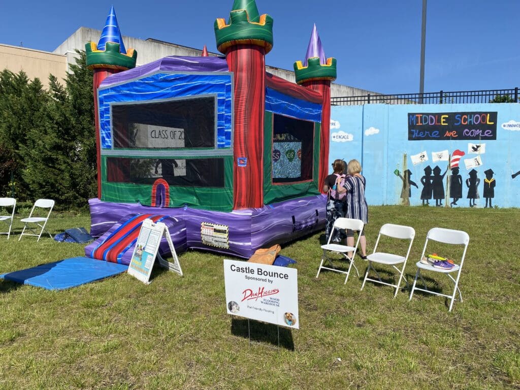 bounce house at AWA PAws & Feet 2022