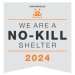 Awarded by Best Friends. We are a no-kill shelter 2024