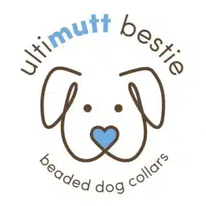Ultimutt Bestie beaded dog collars logo