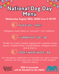 National Dog Day Menu